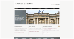 Desktop Screenshot of lyoncaen-associes.com